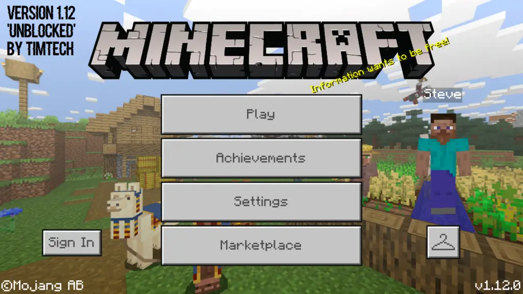 Minecraft Pocked Edition Unblocked Download Timtech Software
